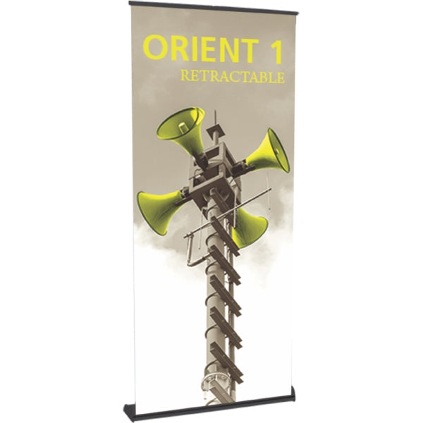 Black Retractable Banner Stand